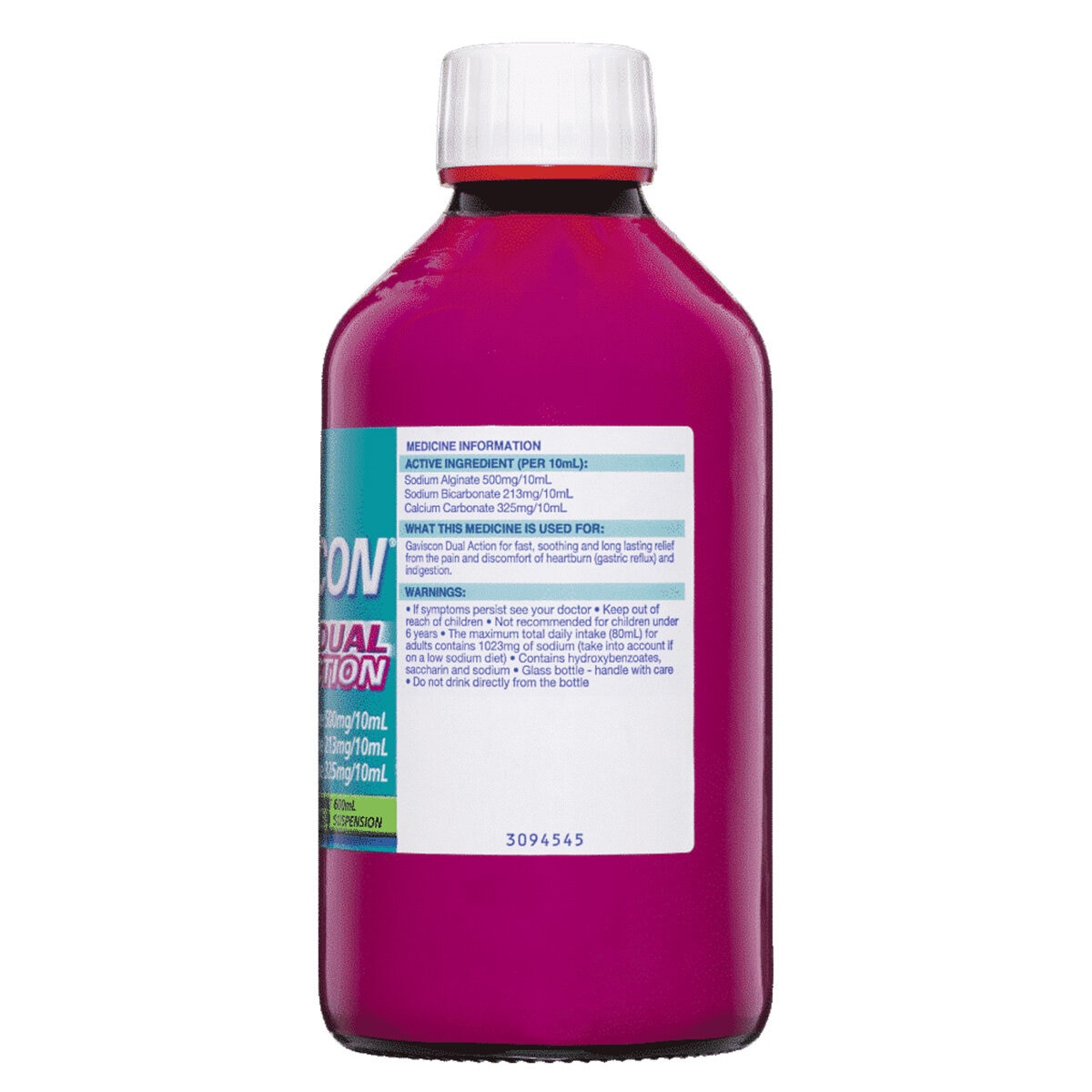 Gaviscon Dual Action Liquid 600ml