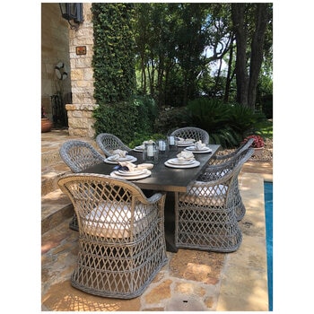 windsor 6 piece conversation dining set