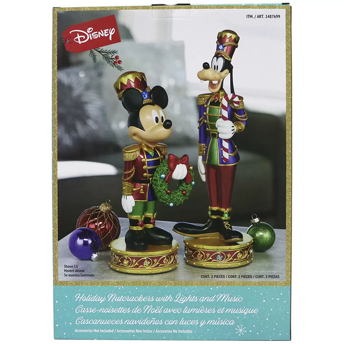 Mickey and Goofy Nutcrackers