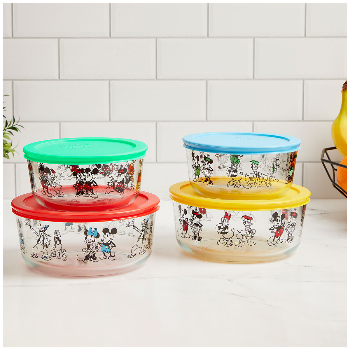 Disney-Pyrex-Mickey-Friends-Collection-6-Piece-Storage-Set