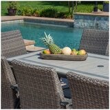 SunVilla Cobalt 9 Piece Woven Dining Set