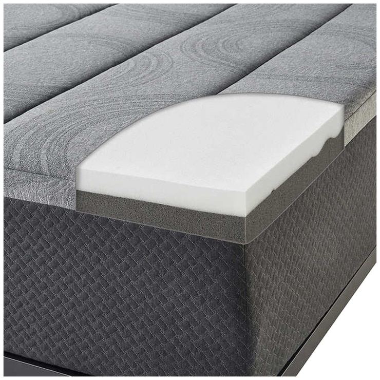 Blackstone Charcoal Memory Foam Queen Mattress Topper Costco Australia