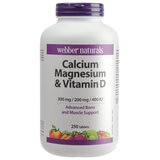 Webber Naturals Calcium, Magnesium & Vitamin D 250 Tabs