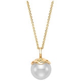 14KT Yellow Gold 10.5-11mm  Cultured Freshwater Pearl Pendant