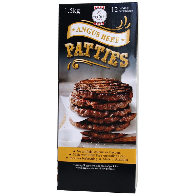 Petite Cuisine Angus Beef Patties 1.5kg Costco Australia