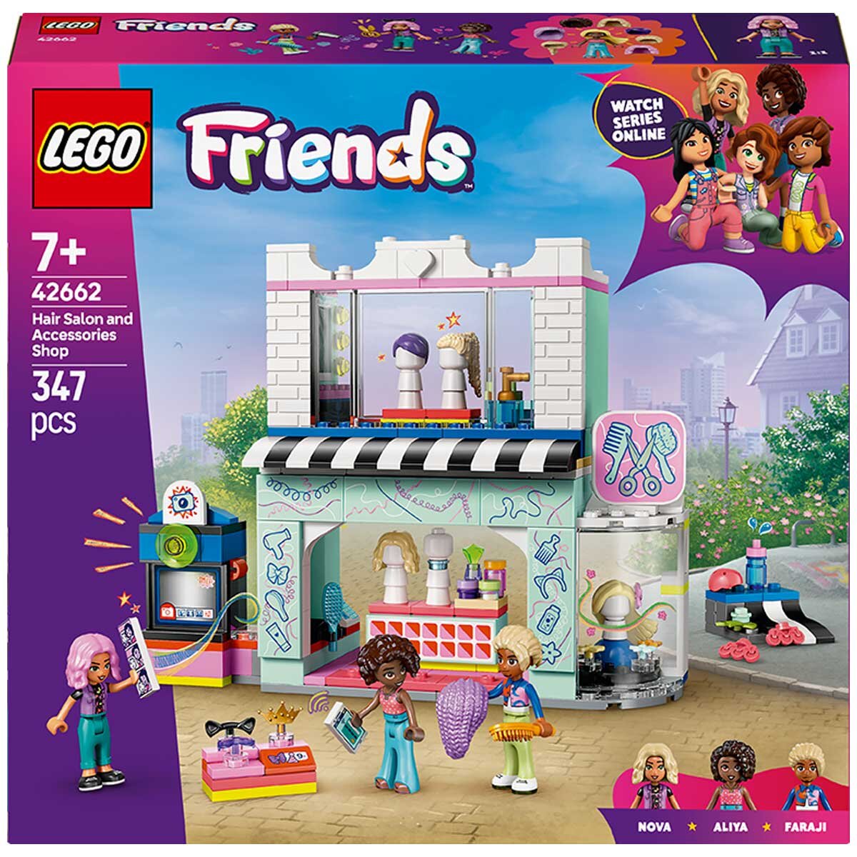 LEGO Friends Hair Salon and Accessories Shop Creative Pretend-Play Toy 42662