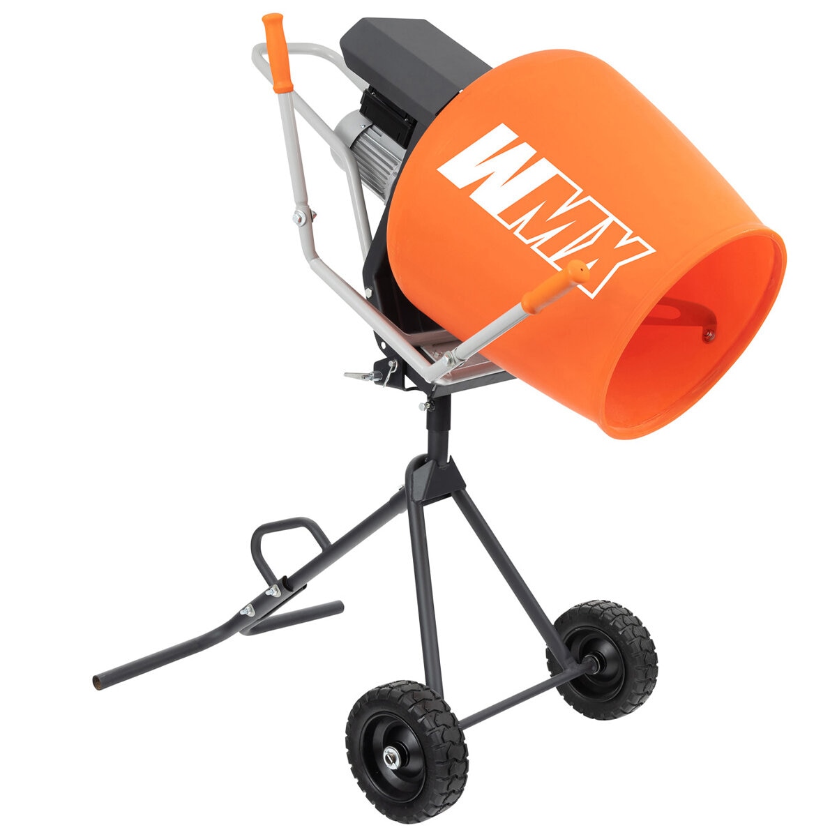 WMX Electric Side Top Poly Drum Cement Mixer