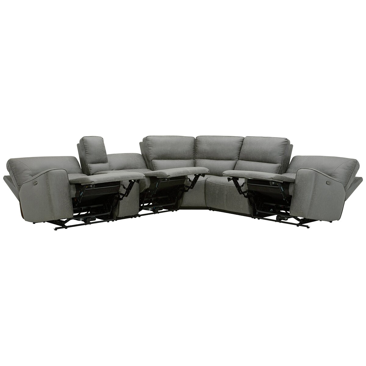 4 seat reclining sectional