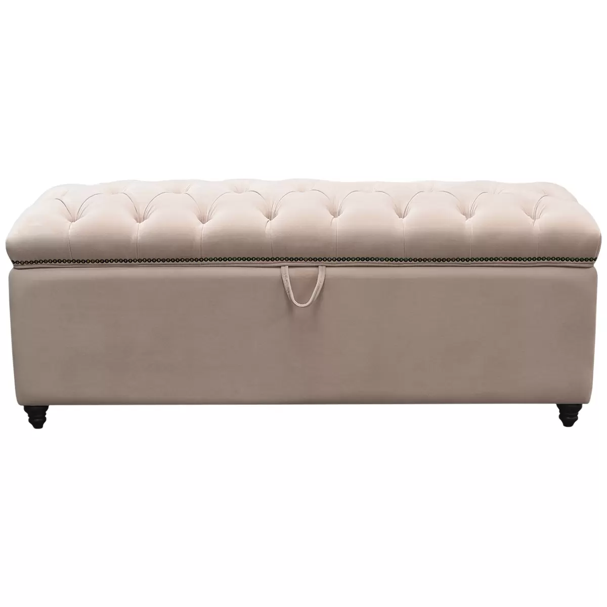 Moran Princess Fabric Storage Ottoman 