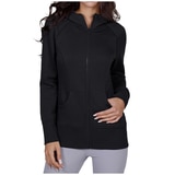 90 Degree Full Zip Fleece Jacket - Black