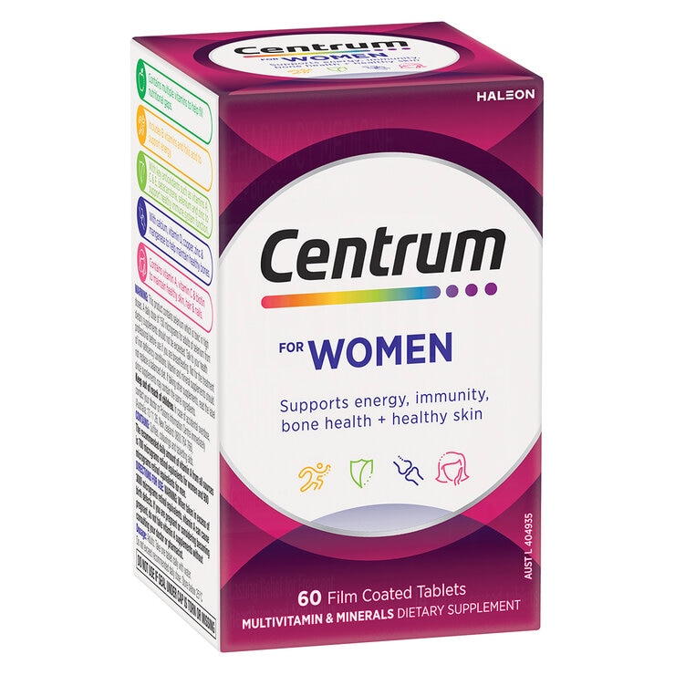 Centrum Women Multivitamin 2 x 60 Tablets Centrum Women Multivitamin 2 x 60 Tablets