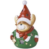 Holiday Figurine with LED lights Set of 4