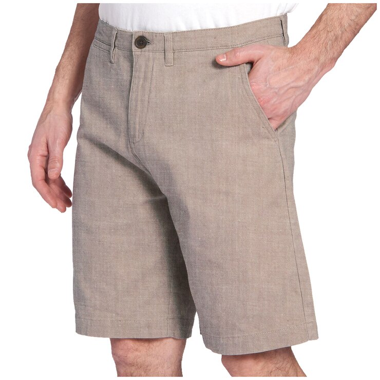 Jachs Men's Chambray Stretch Shorts Khaki | Costco Australia