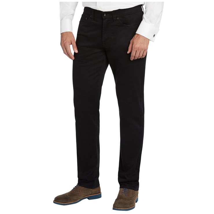 Kirkland Signature Men's 5 Pocket Brushed Cotton Twill Pants Black ...