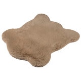 Faux Fur Pet Mat 88 cm x 101 cm Brown