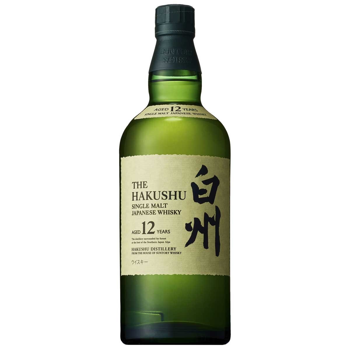 The Hakushu 12 Year Old Single Malt Whisky 700ml