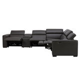 Gilman Creek Leather Power Reclining Sectional