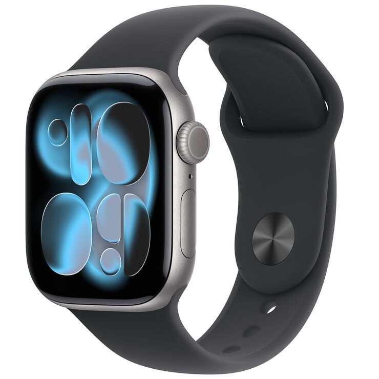 Apple Watch Series 11 GPS 42mm Space Grey Aluminium Case with Black Sport Band - S/M Apple Watch Series 11 GPS 42mm Space Grey Aluminium Case with Black Sport Band - S/M