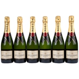 Moet & Chandon 6 x 750 ml and 6 Glass Pack