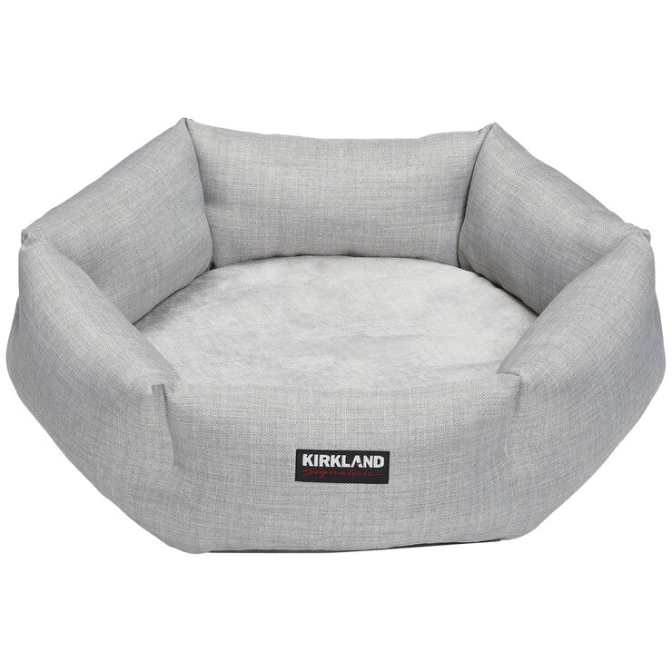 Kirkland Signature Hexagon Cuddler Pet Bed White Blue