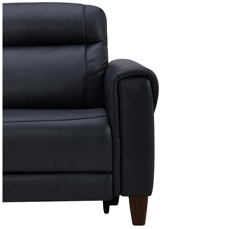 Aiden & Ivy Leather Power Reclining Sofa With Power Headrests Aiden & Ivy Leather Power Reclining Sofa With Power Headrests