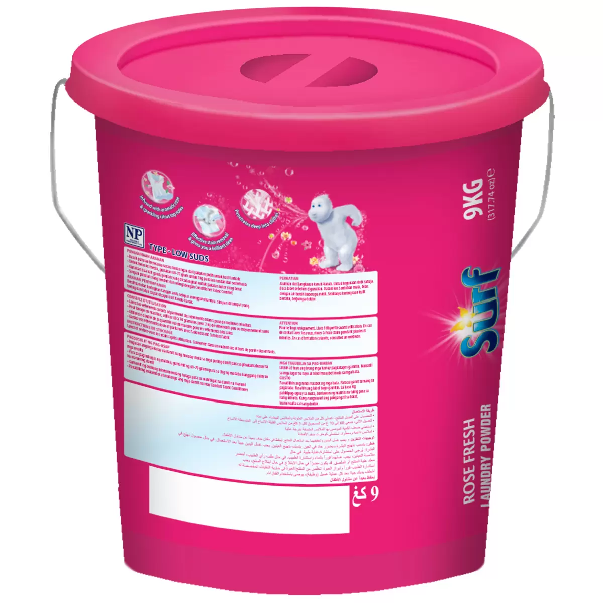 Surf Professional Laundry Powder Rose Fresh 9kg