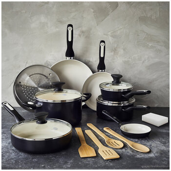 GreenPan Rio Ceramic Non-Stick Cookware Set 17 Piece