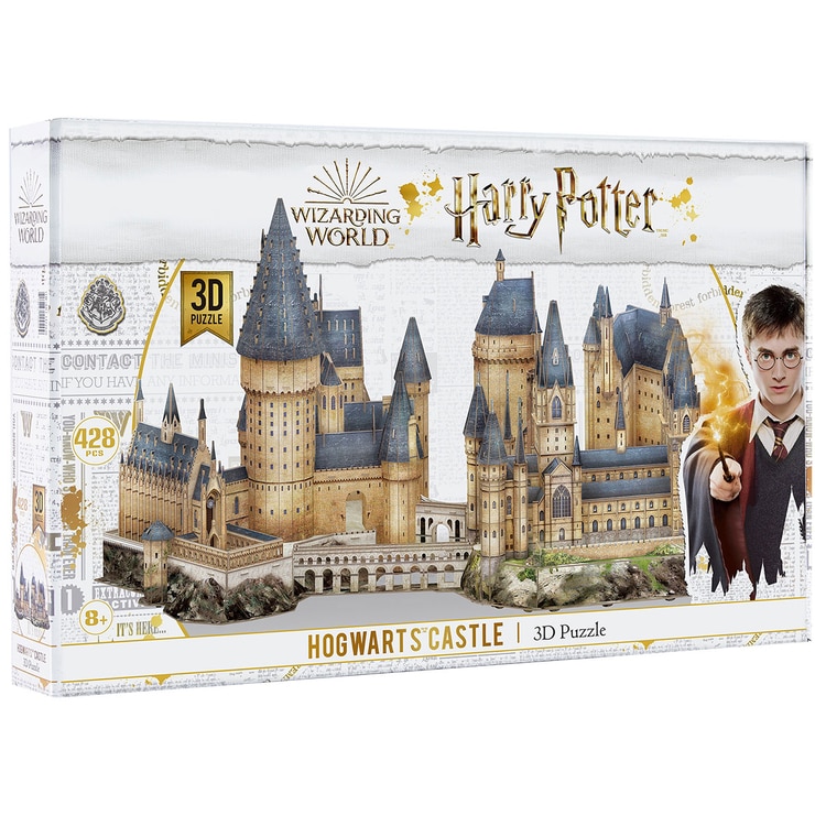 4d Cityscape Harry Potter 3d Puzzles 2pk Hogwarts Castles Great Hall And Astronomy Tower Costco 3856