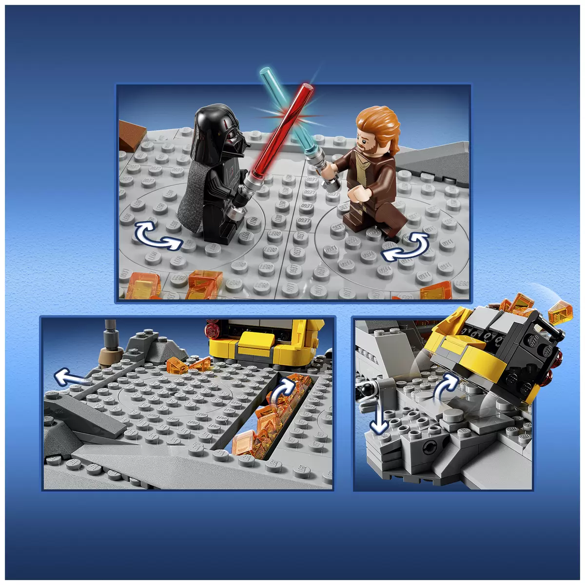 LEGO Star Wars Obi-Wan Kenobi vs. Darth Vader 75334