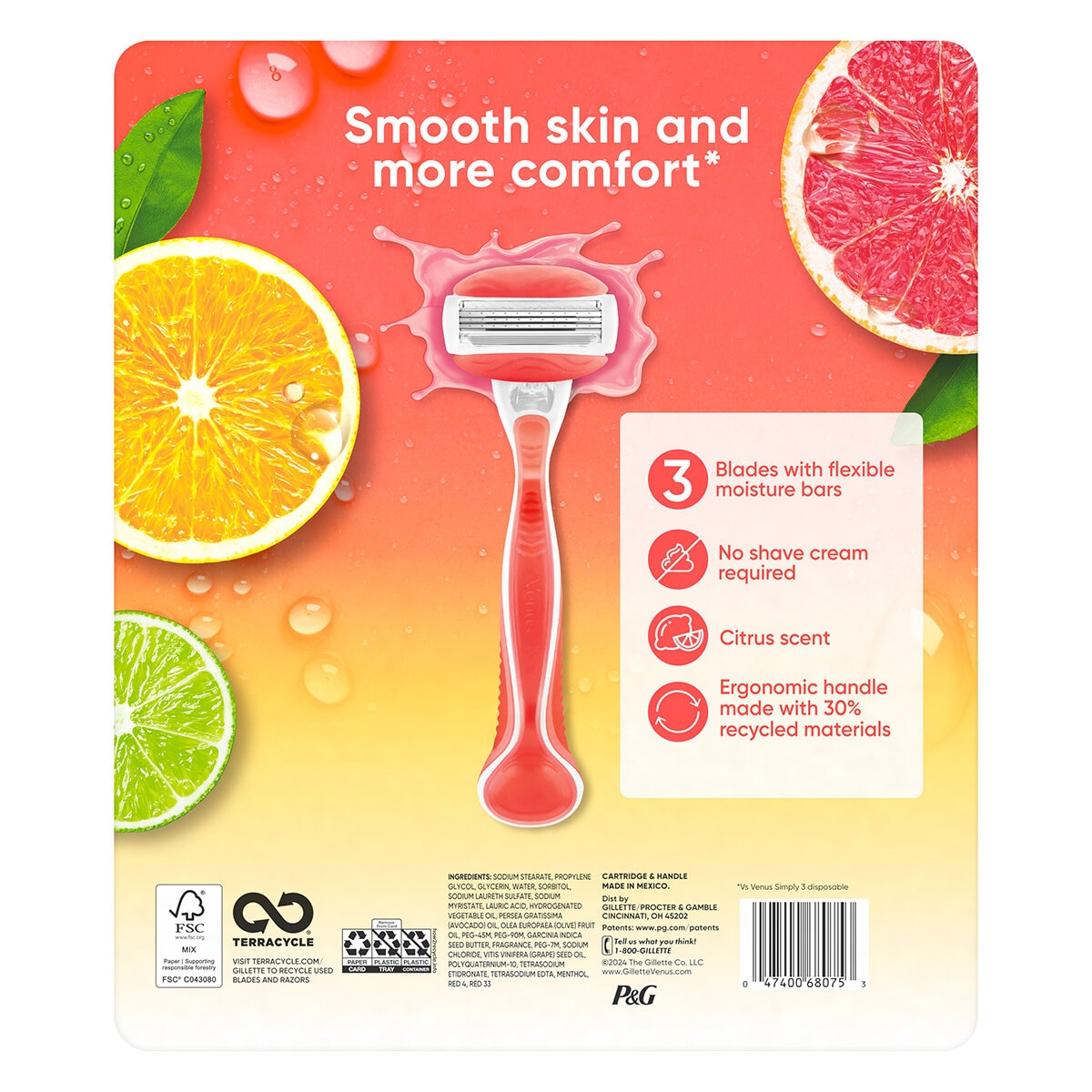 Gillette Venus Comfortglide Razor & 12 Refill Blades Gillette Venus Comfortglide Razor & 12 Refill Blades