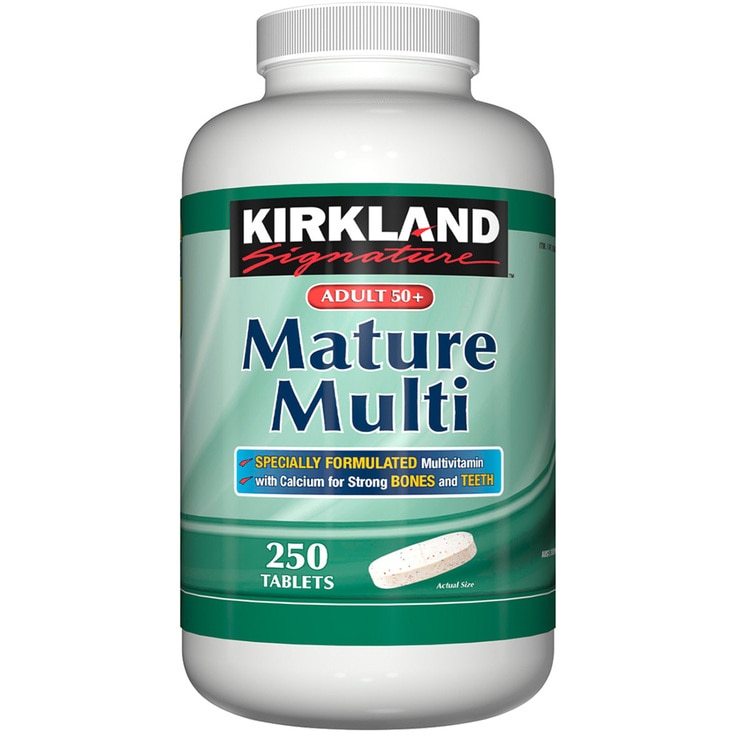 Kirkland Signature Mature Multi 250 Tablets Costco Australia