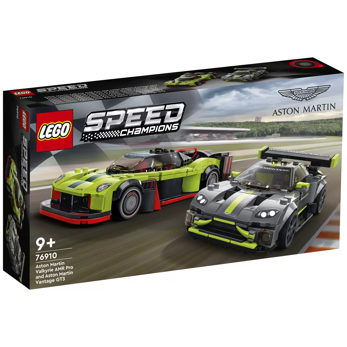 LEGO Speed Champions Aston Martin Valkyrie AMR Pro & Aston Martin Vantage GT3 76910