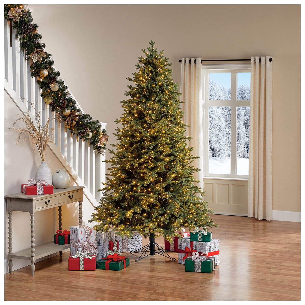 Aspen Pre-Lit Micro Dot LED Christmas Tree 2.74M