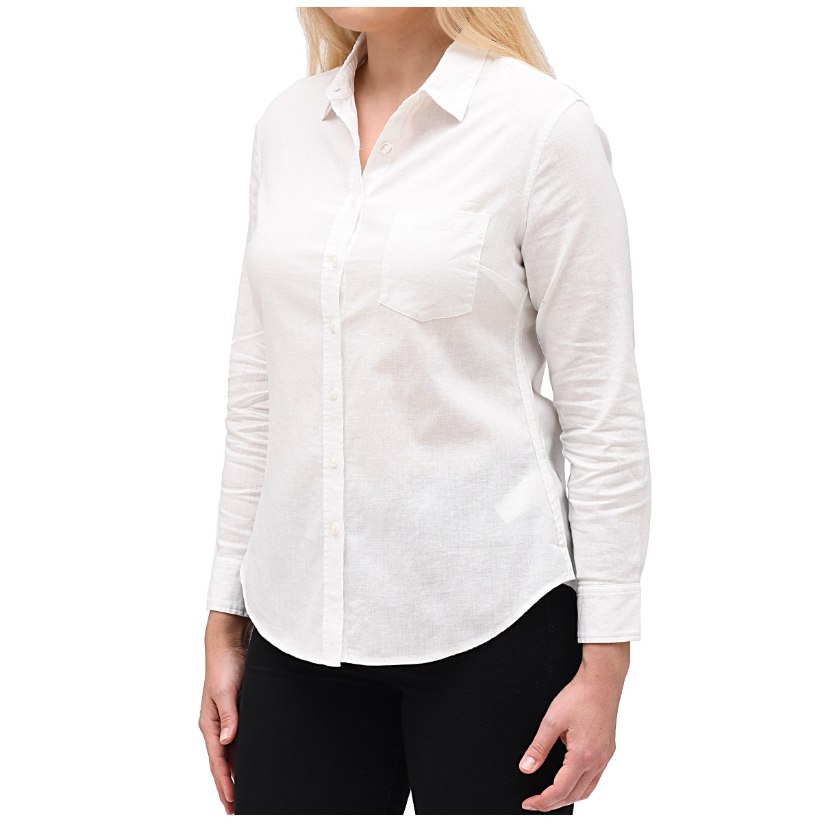 Jachs Women's Linen Shirt - White