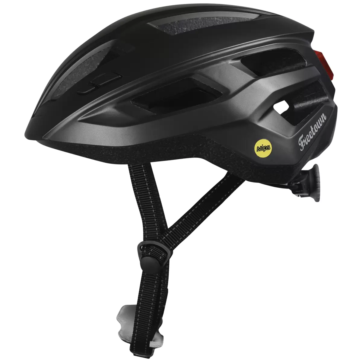 Freetown Gear and Gravel Lumiere Bike Helmet with Mips Protection Metallic Black