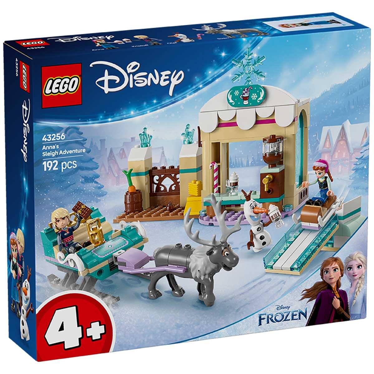 LEGO Disney Frozen Anna’s Sleigh Adventure Buildable Model Toy Kit 43256