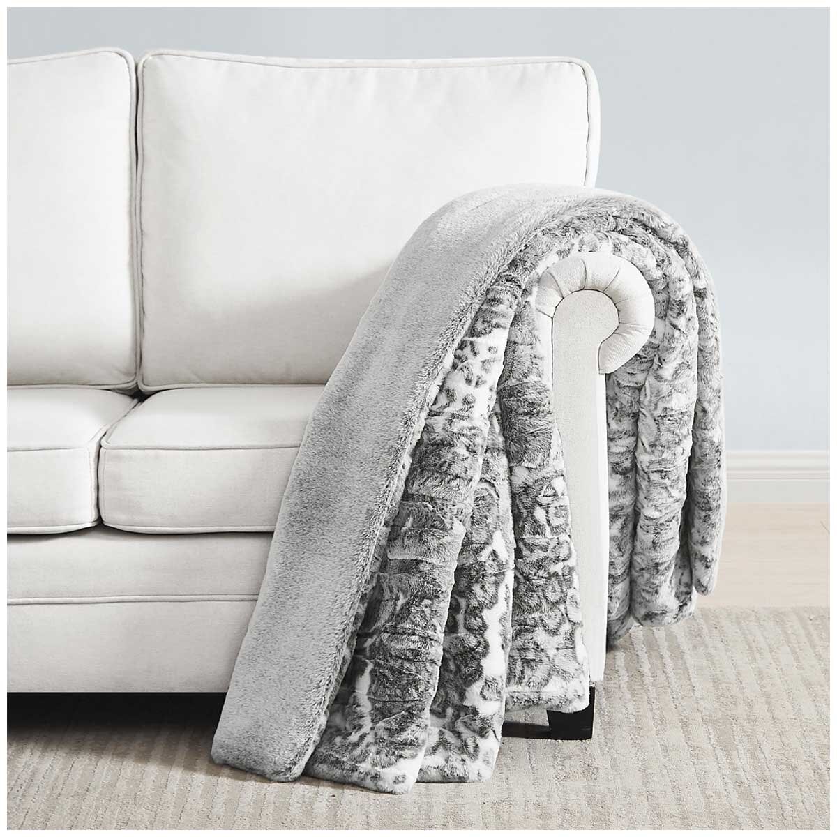 Truly Soft Rabbit Faux Fur Throw 152 x 178cm