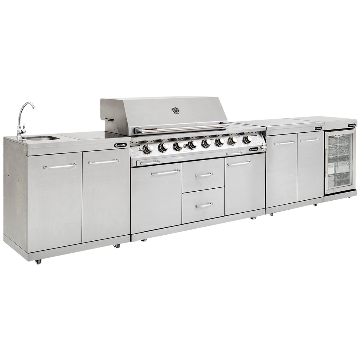 Gasmate professional 6 burner bbq clearance kitchen