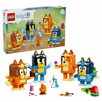 LEGO Bluey Brick Built Bluey Family Toy Figures Set 11217 LEGO Bluey Brick Built Bluey Family Toy Figures Set 11217