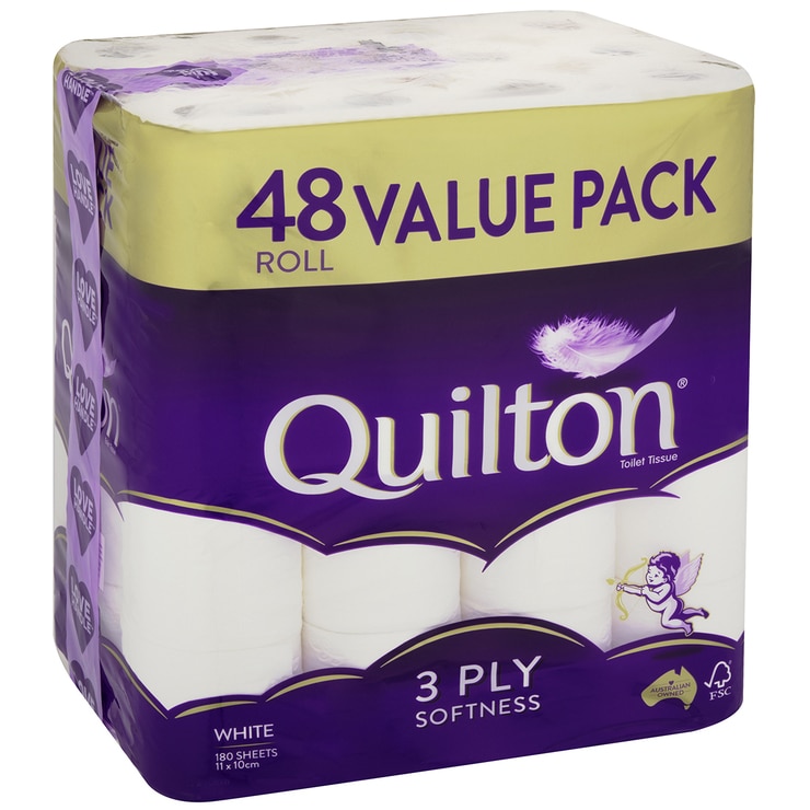 Quilton 3 Ply Toilet Tissue 48 Pack Costco Australia