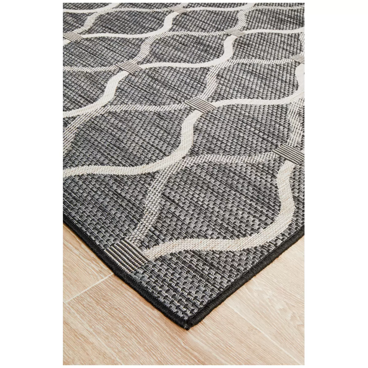 Rug Culture Terrace 5501 Black Indoor/Outdoor Rug 290 x 200cm