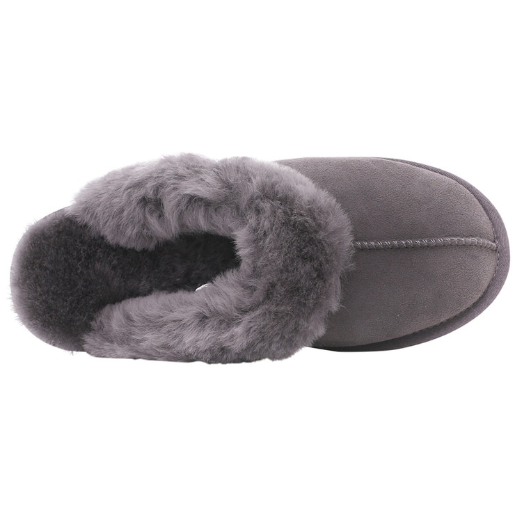 Kirkland Signature Women's Shearling Slippers Grey | Costco Australia