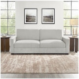 Thomasville Fabric Sofa With Storage Seats