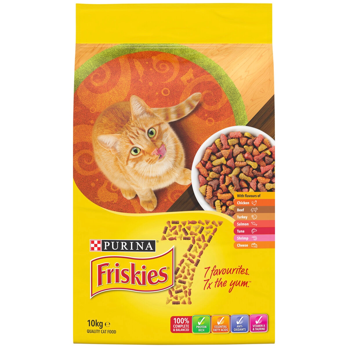 Friskies Adult 7 Dry Cat Food 10 kg