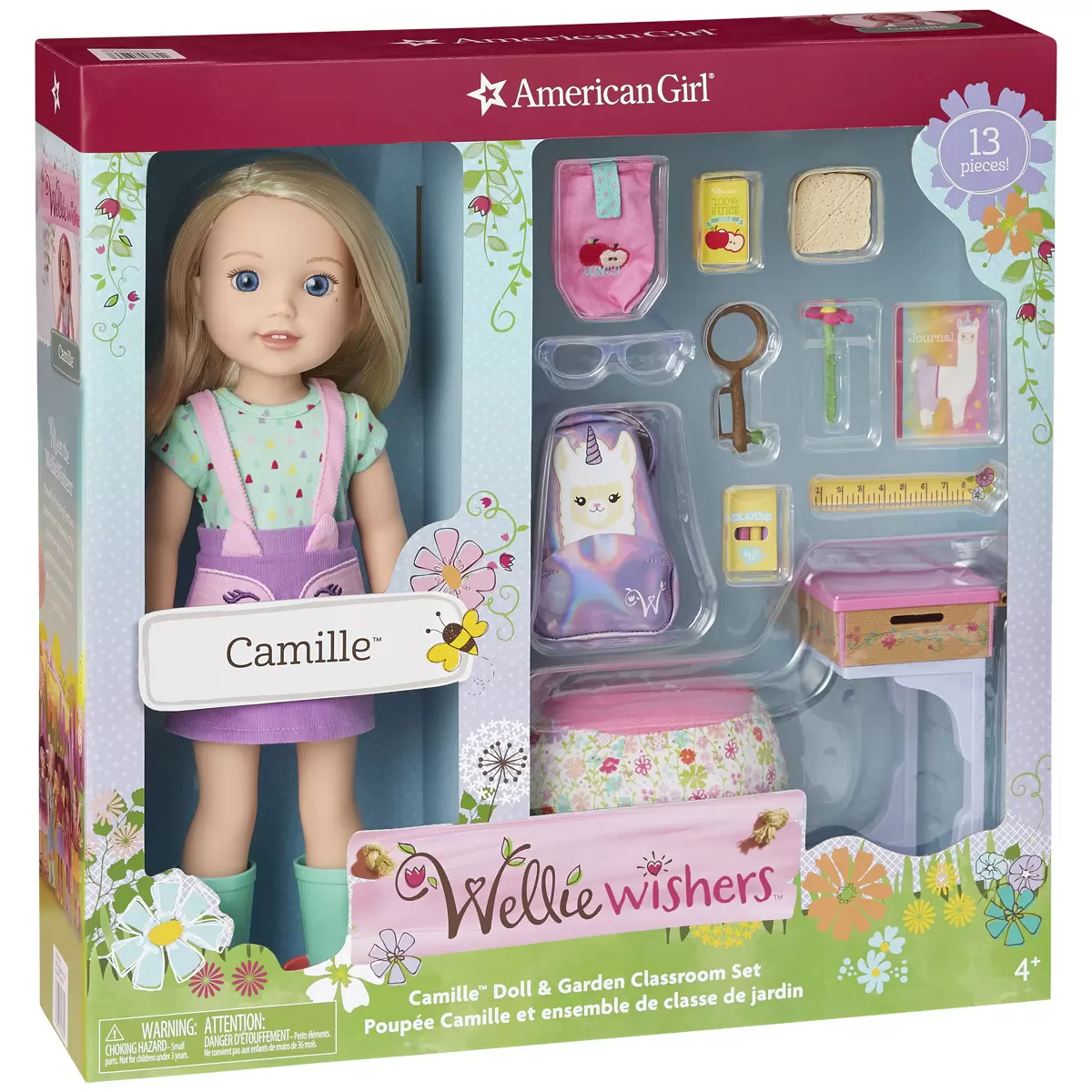 American Girl WellieWishers Doll & Garden Classroom Set Carmille