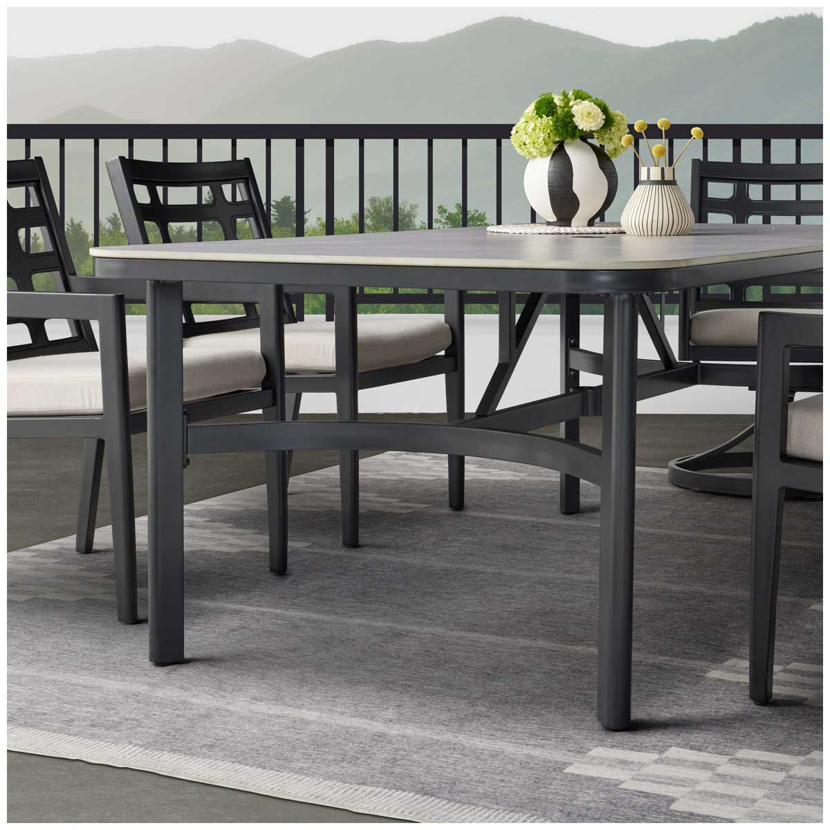 Agio Formia 7 Piece Metal Dining Set Agio Formia 7 Piece Metal Dining Set