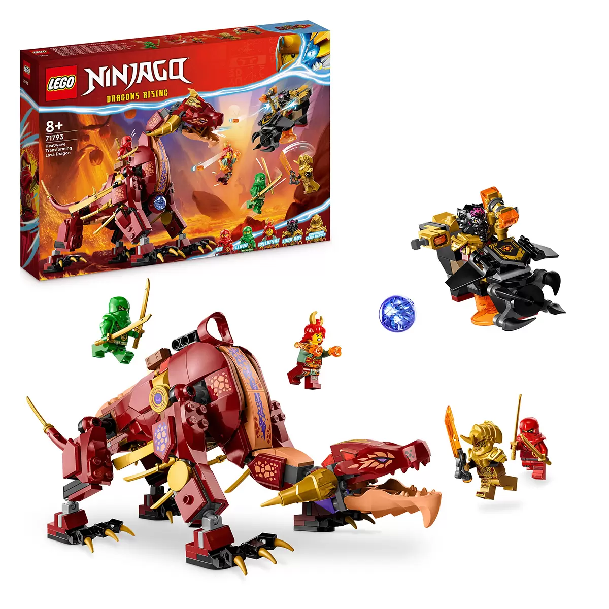 LEGO Ninjago Heatwave Transforming Lava Dragon 71793