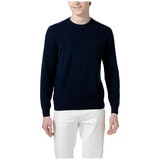 Lydia Vine Men's Cashmere Crew Sweater Navy