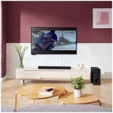 Yamaha Sound Bar With External Subwoofer Black SRB40AB