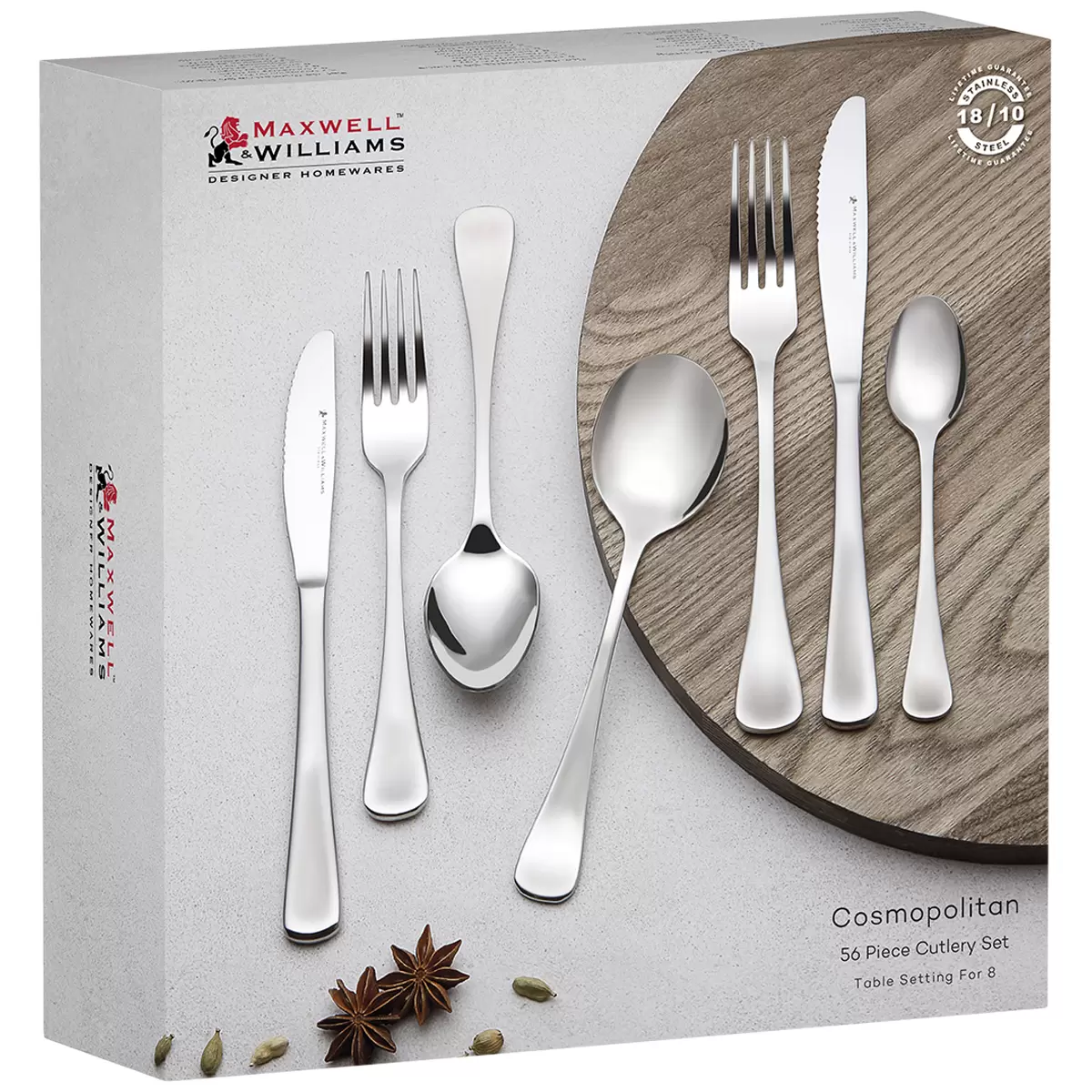 Maxwell & Williams Cosmopolitan Cutlery 56 Piece Set